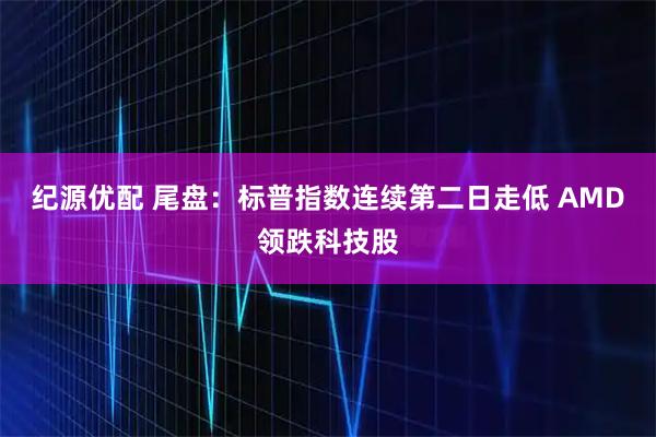 纪源优配 尾盘：标普指数连续第二日走低 AMD领跌科技股